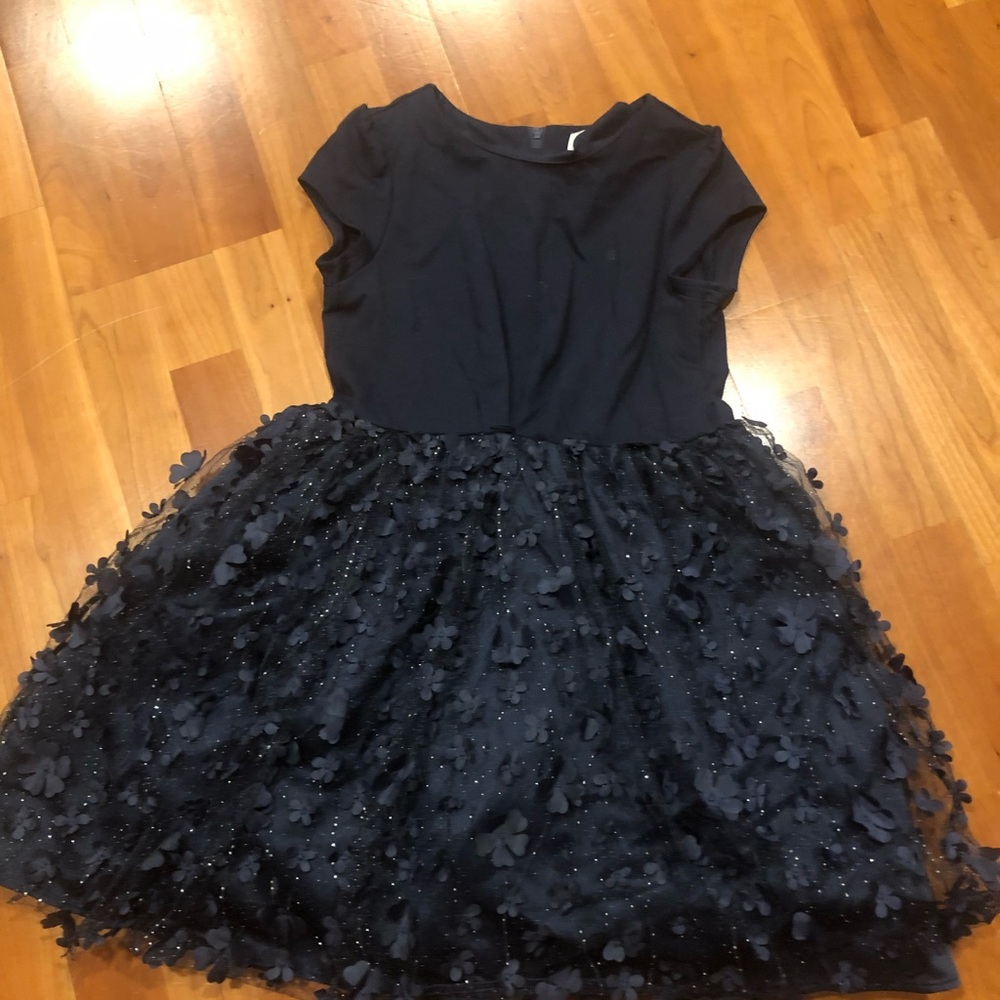 Blush by US Angels 
Elegant Black Kids Dress